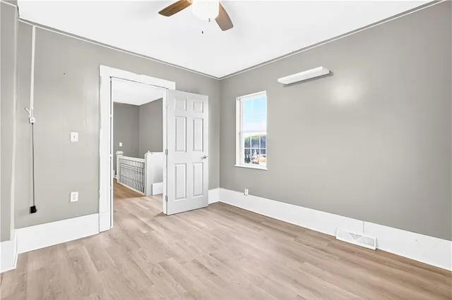 wooden floor in an empty room