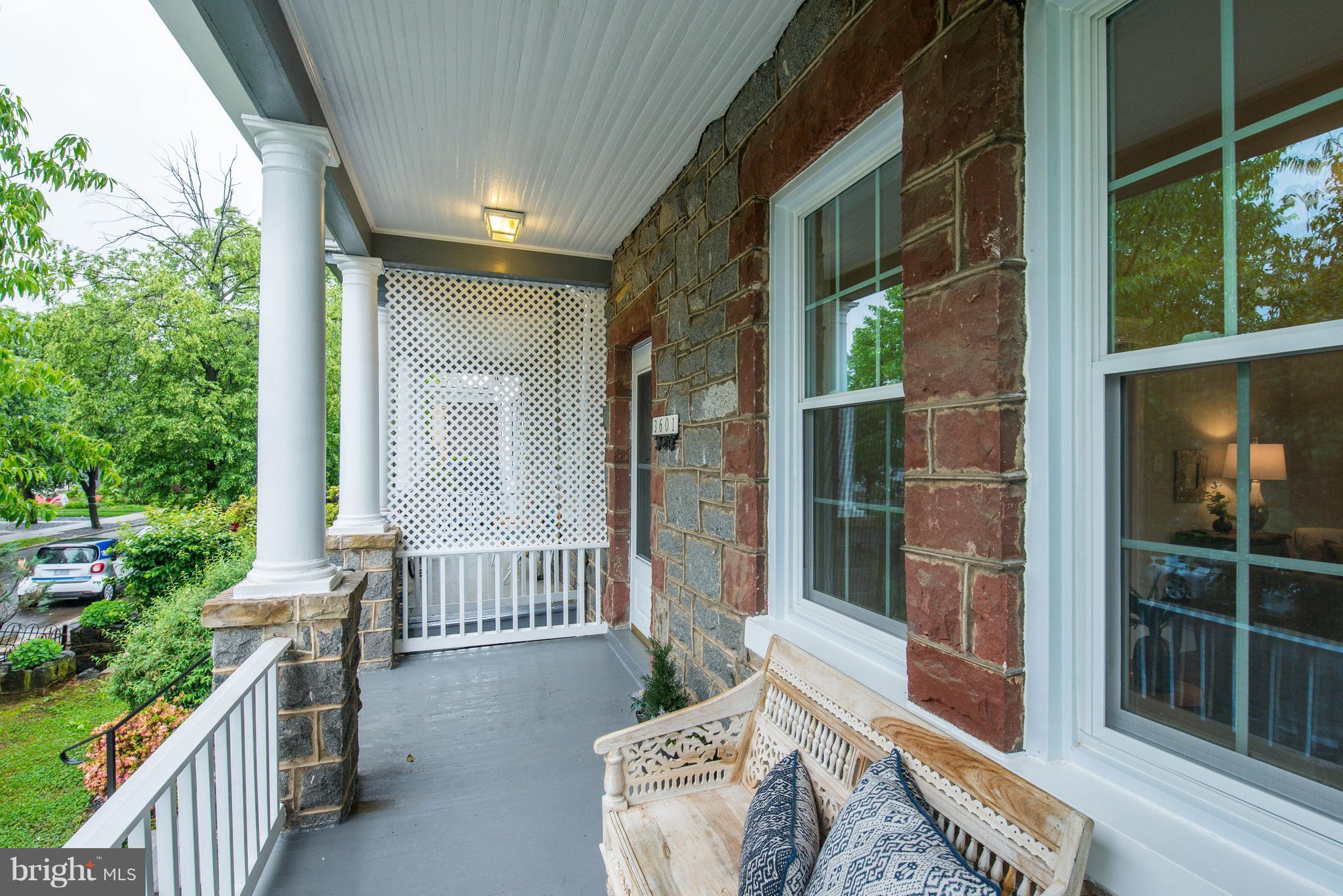 3601 T Street Northwest Washington, DC 20007 - Photo 3 of 20 a balcony with furniture and garden view