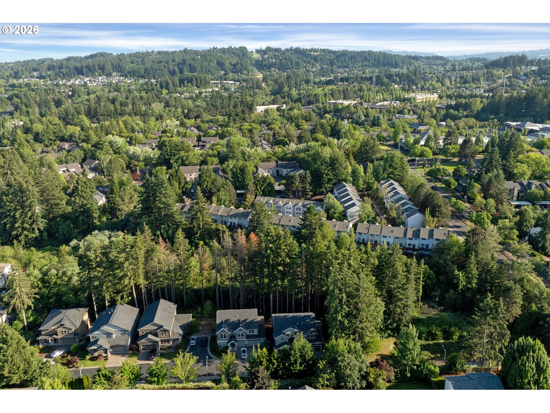 14390 Southwest Fox Lane Beaverton, OR 97008 - Photo 47 of 47 a view of a city with lush green forest