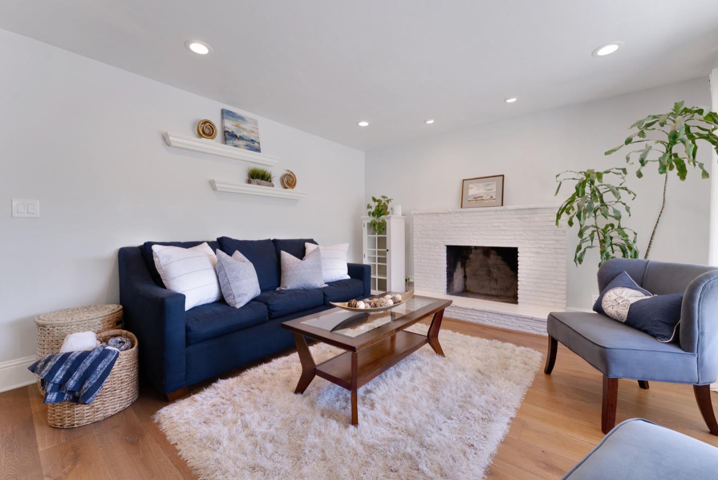1240 Fewtrell Drive Campbell, CA 95008 - Photo 12 of 50 a living room with furniture and a fireplace