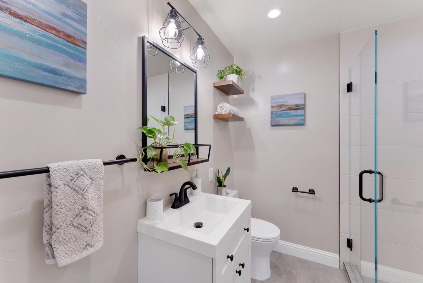 1240 Fewtrell Drive Campbell, CA 95008 - Photo 41 of 50 a bathroom with a toilet sink and mirror