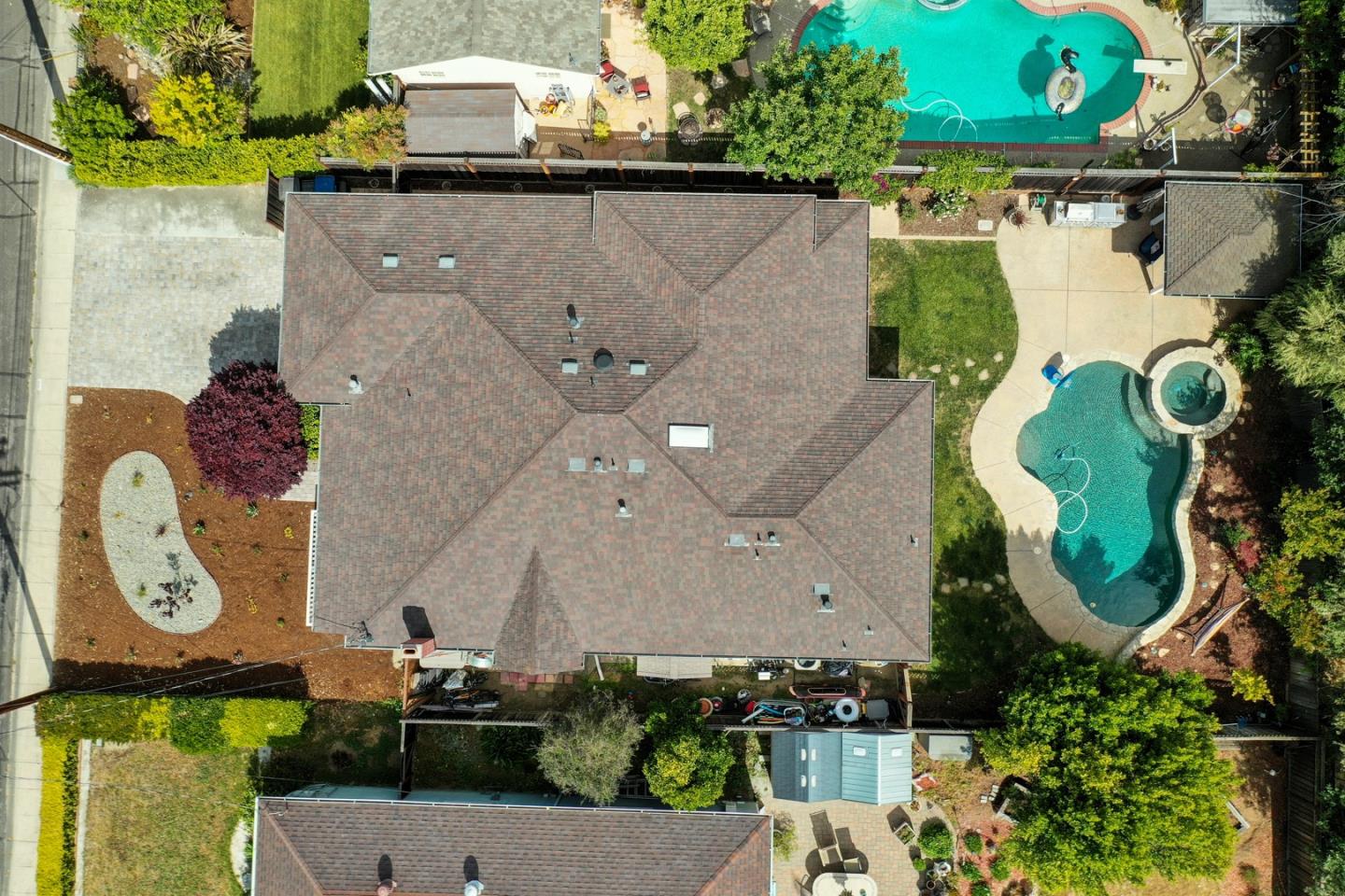 1240 Fewtrell Drive Campbell, CA 95008 - Photo 44 of 50 an aerial view of a house