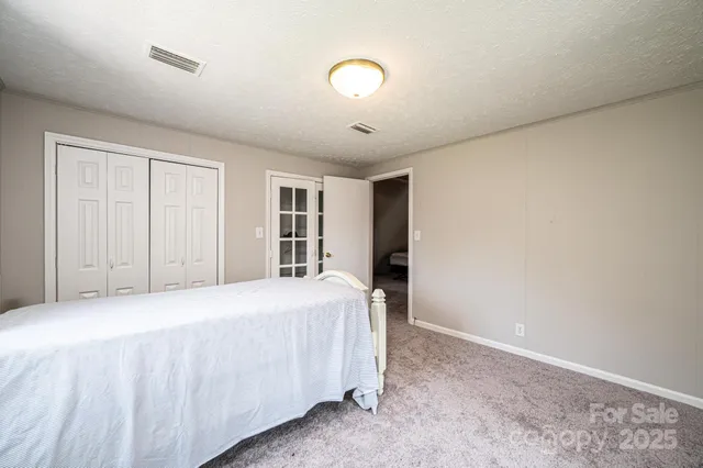 a view of a garden from a balcony