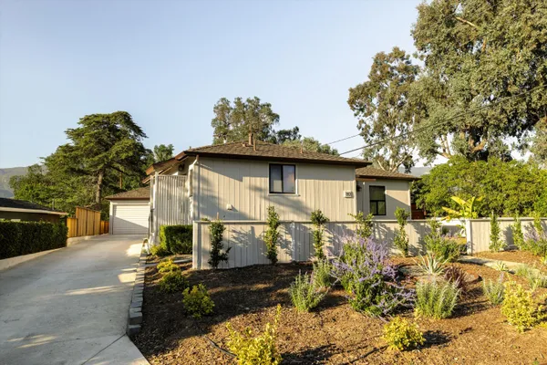 a view of a house with a patio