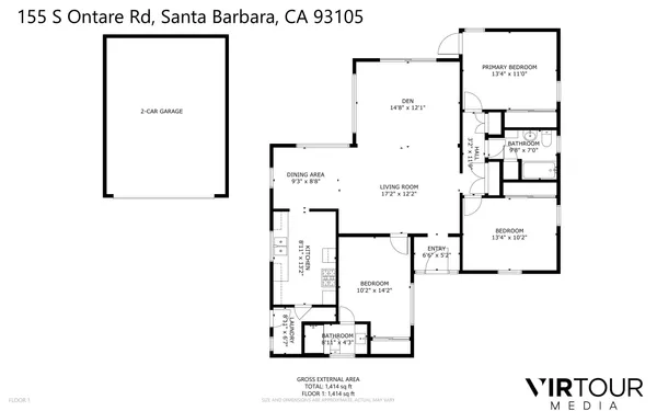 $1,799,000 | 155 South Ontare Road, Santa Barbara, CA 93105