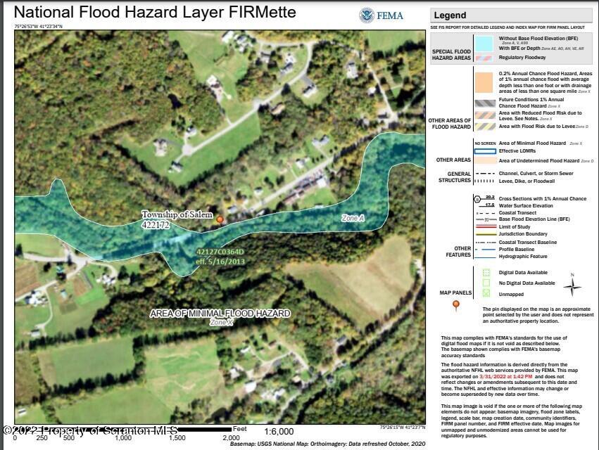 50 Hamlin Road Montrose, PA 18801 - Photo 34 of 34 fema Map Pic