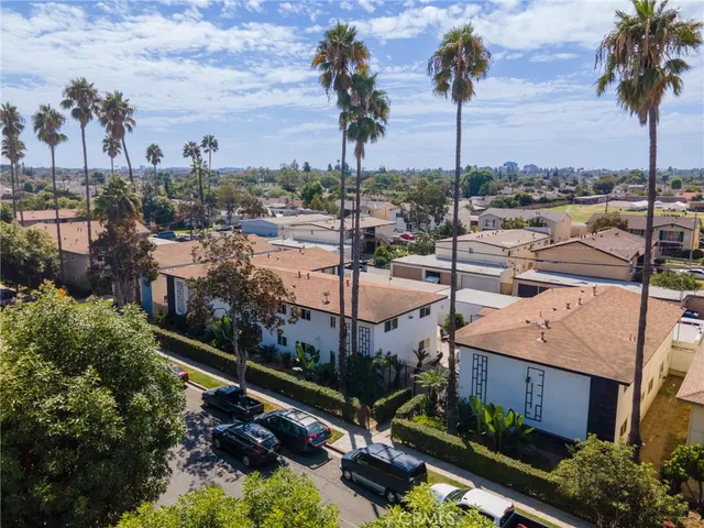 a view of a city with tall buildings
