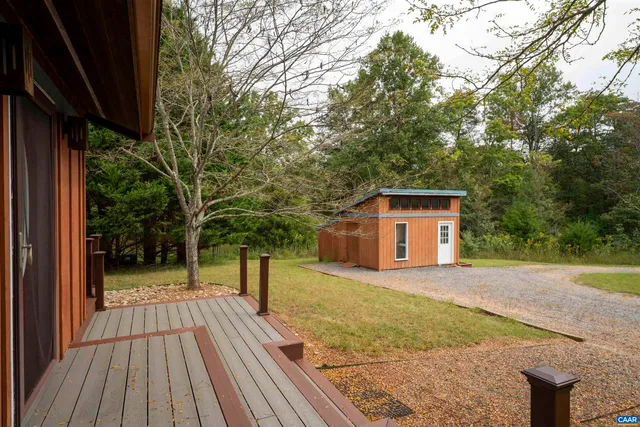 a house view with a outdoor space