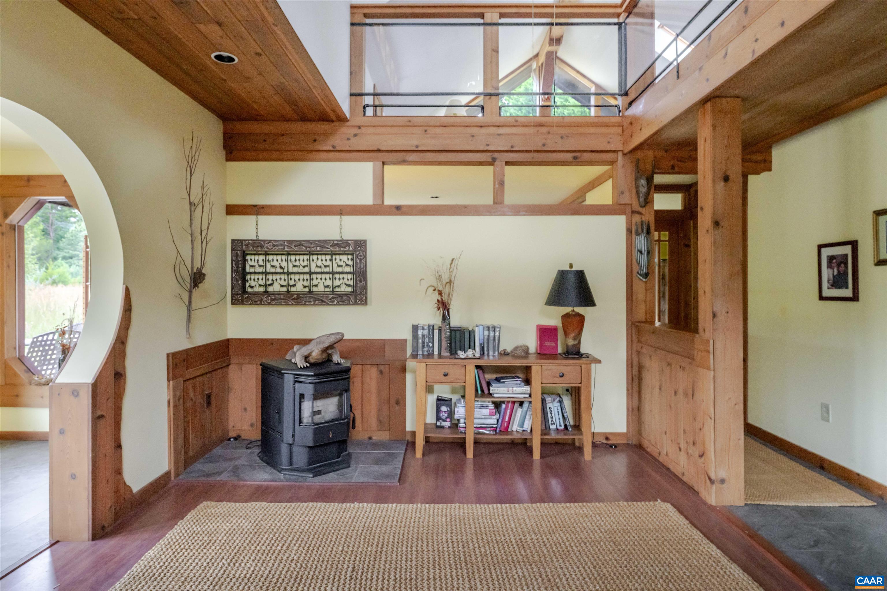 787 Durrett Town Road Afton, VA 22920 - Photo 6 of 49 a living room with furniture and a wooden floor