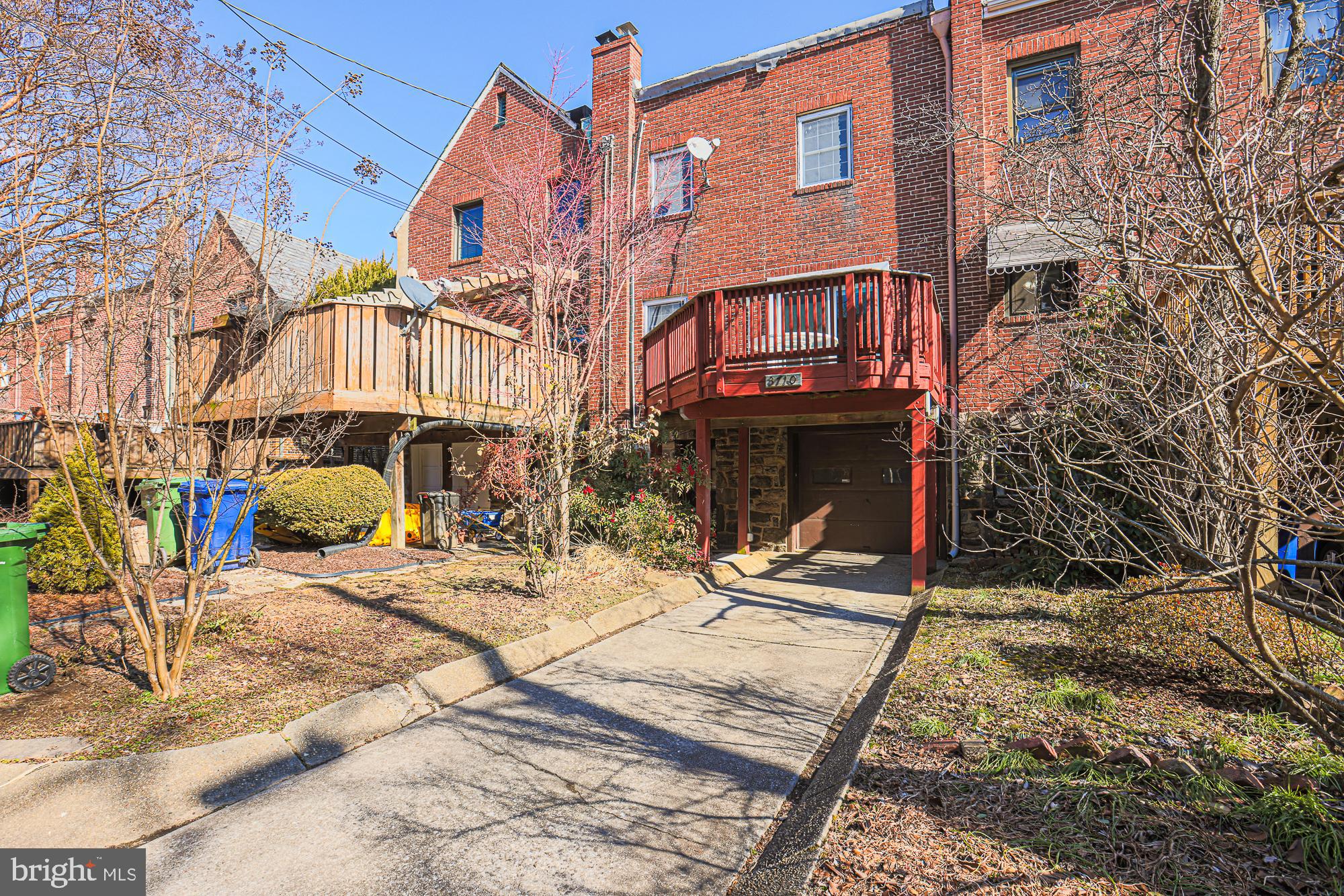 3710 Rexmere Road Baltimore, MD 21218 - Photo 49 of 57 Looking back to the house, back deck and garage