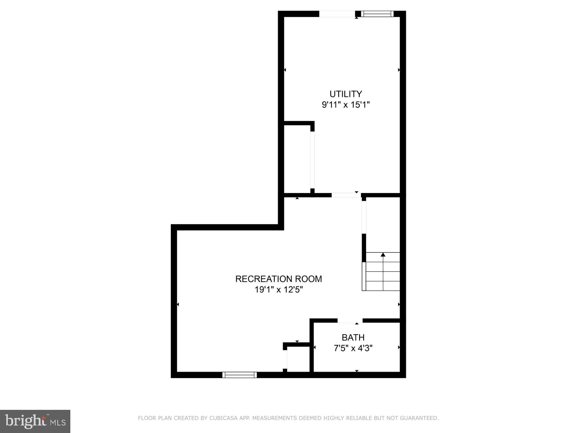 3710 Rexmere Road Baltimore, MD 21218 - Photo 57 of 57 Basement - Floor Plan