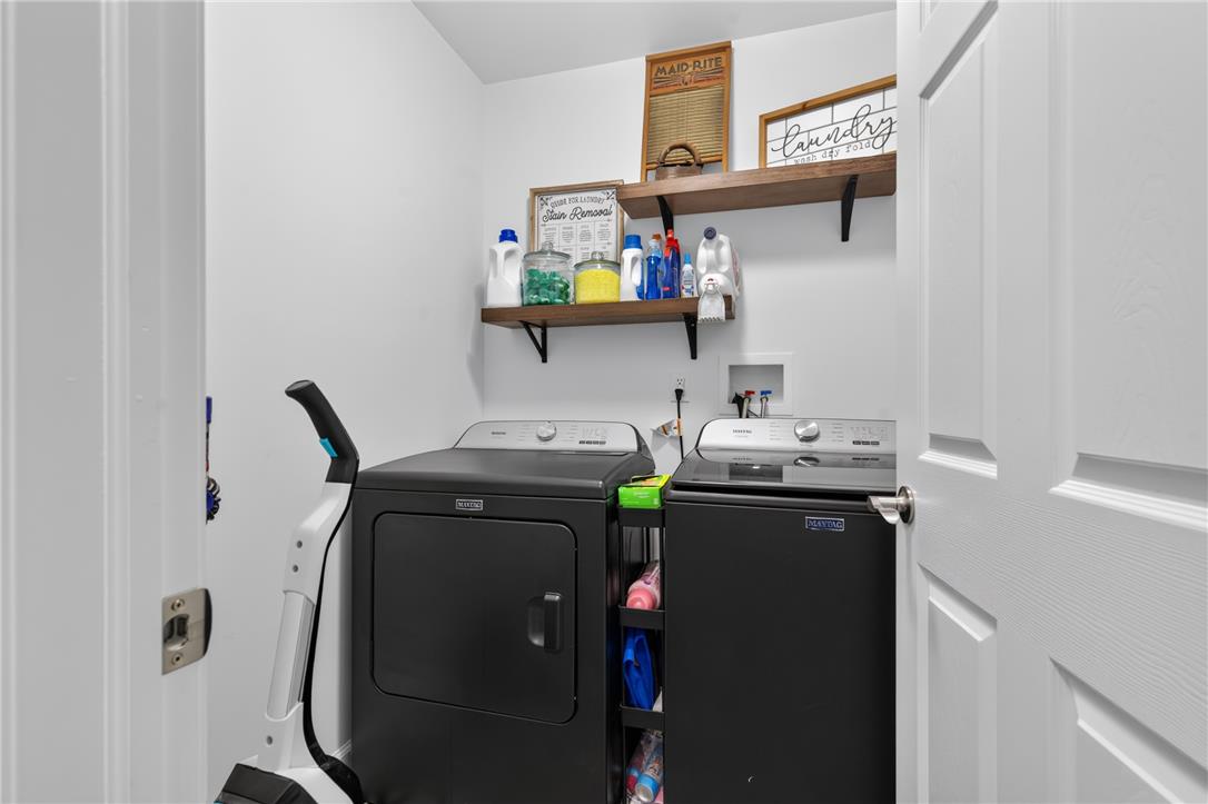74 Kepners Road New Ringgold, PA 17960 - Photo 48 of 79 Functional organization defines this dedicated laundry space complete with overhead wooden shelving.