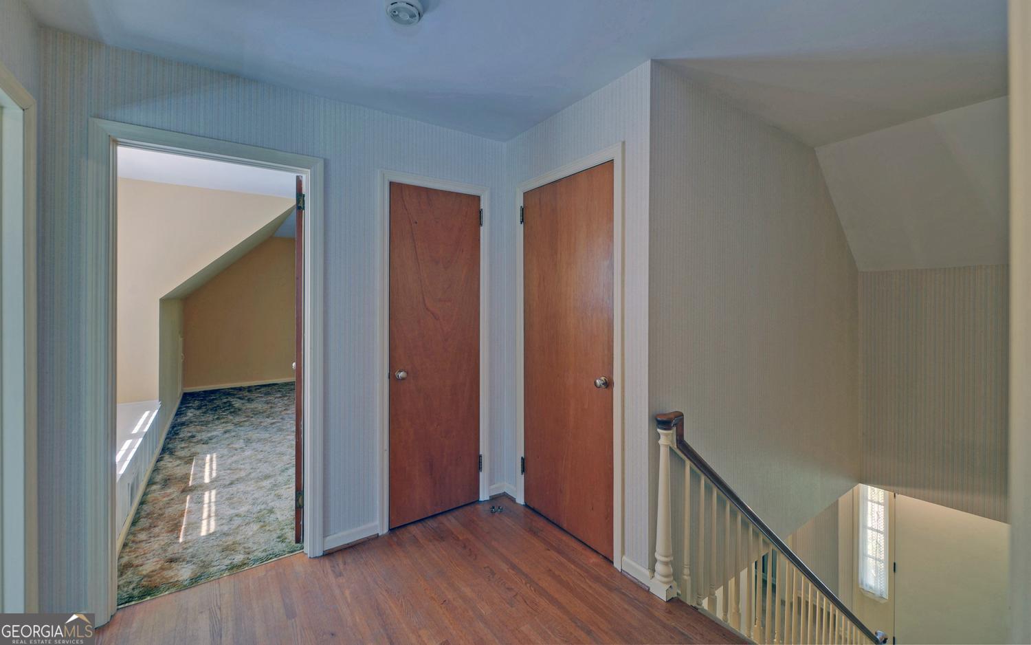 400 Harris Street Toccoa, GA 30577 - Photo 27 of 49 a view of hallway with wooden floor