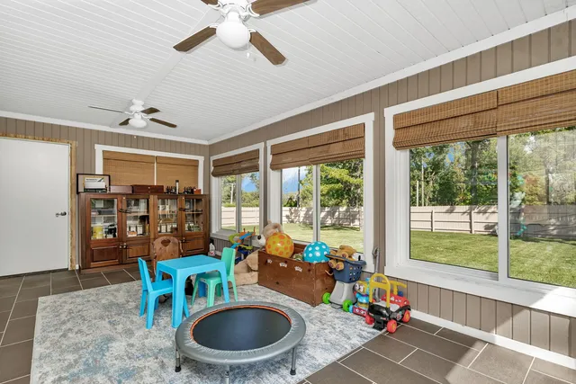 a very nice looking room with a large window