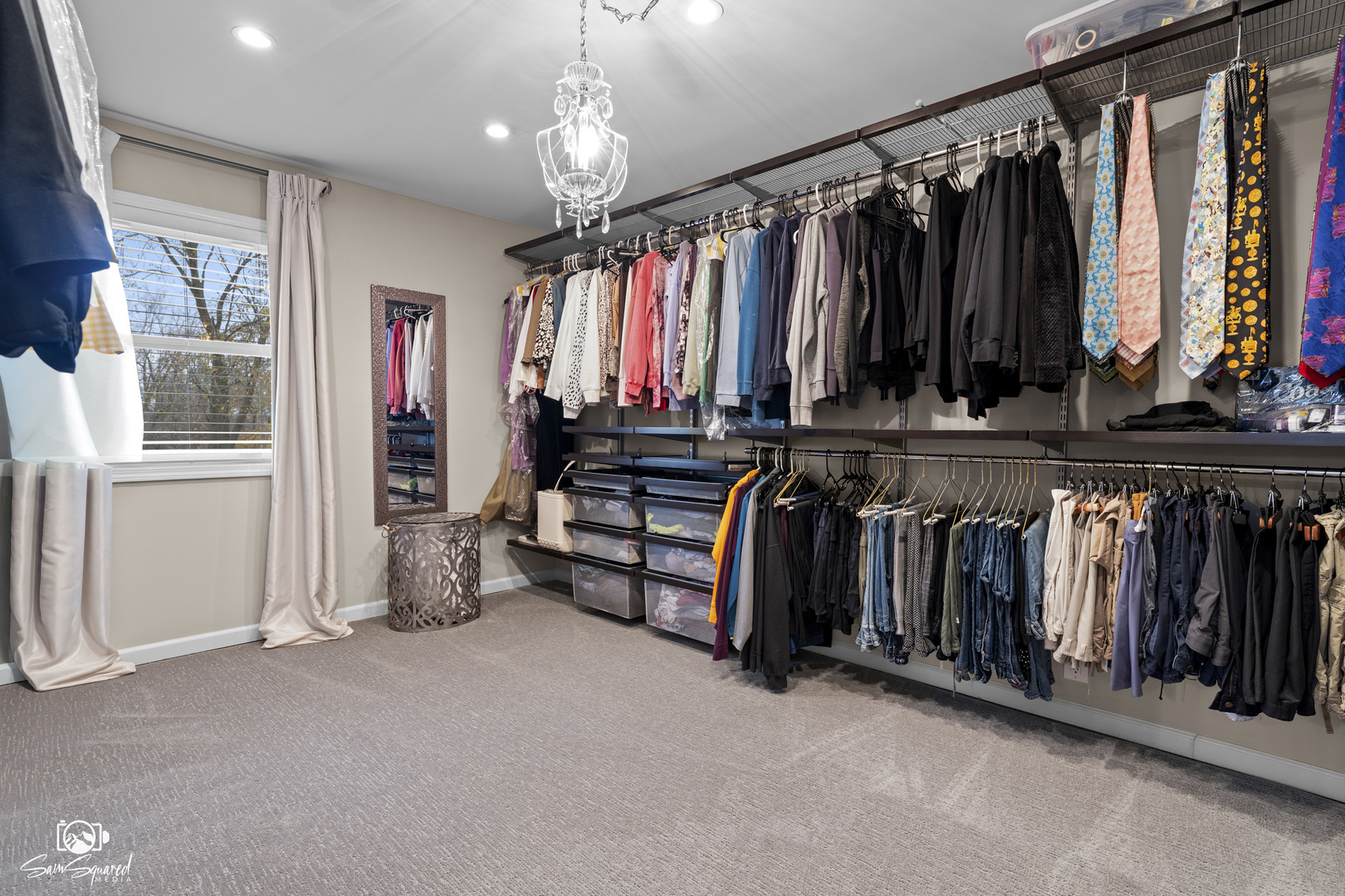 3509 Green Meadow Lane Joliet, IL 60431 - Photo 35 of 44 a view of walk in closet with clothes and shoes