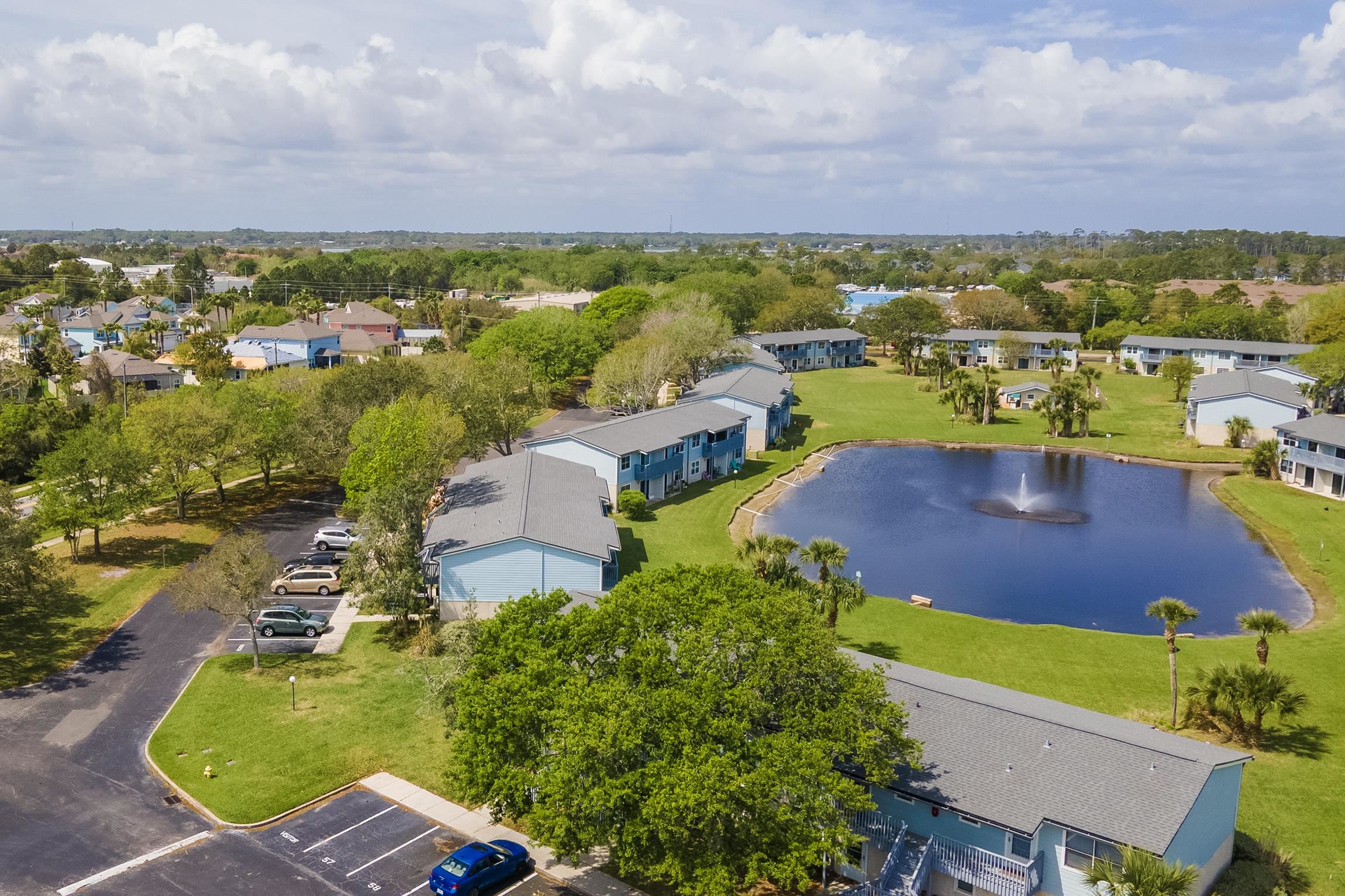 700 West Pope Road, Unit H57 St. Augustine, FL 32080 - Photo 31 of 52 Aerial view of a nearby body of water