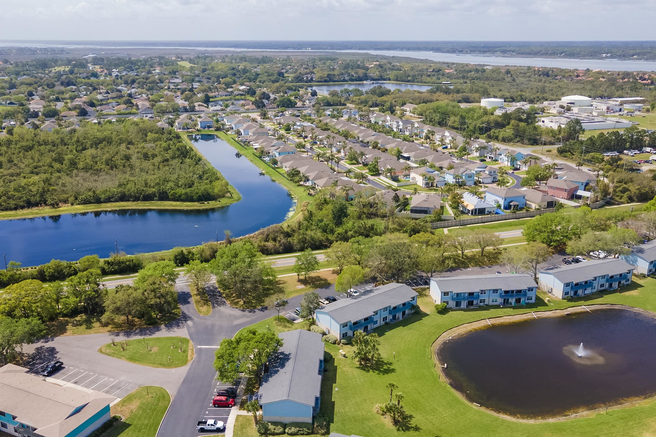 700 West Pope Road, Unit H57 St. Augustine, FL 32080 - Photo 34 of 52 Drone / aerial view of a nearby body of water