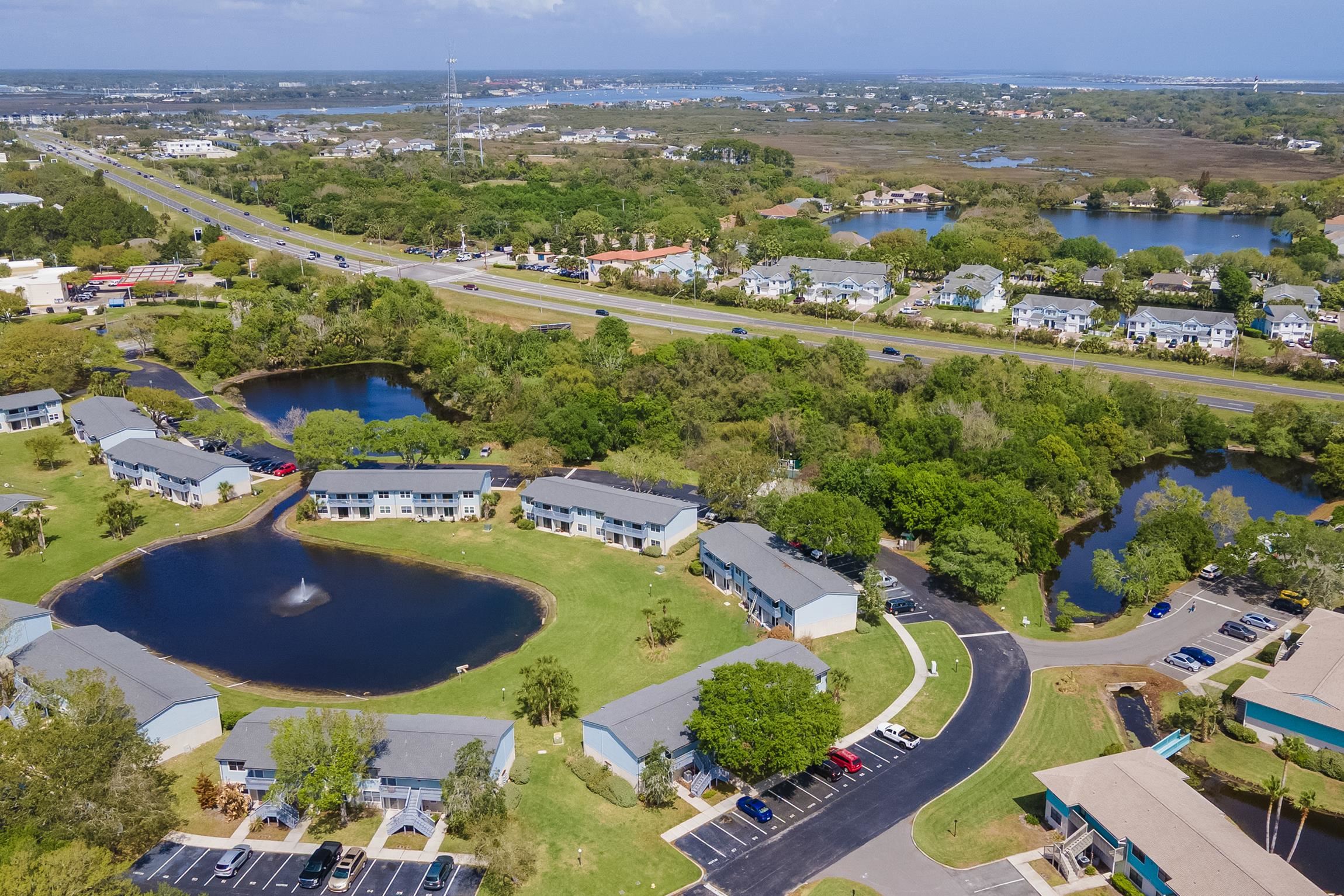 700 West Pope Road, Unit H57 St. Augustine, FL 32080 - Photo 44 of 52 View of property location with a large body of water and nearby suburban area