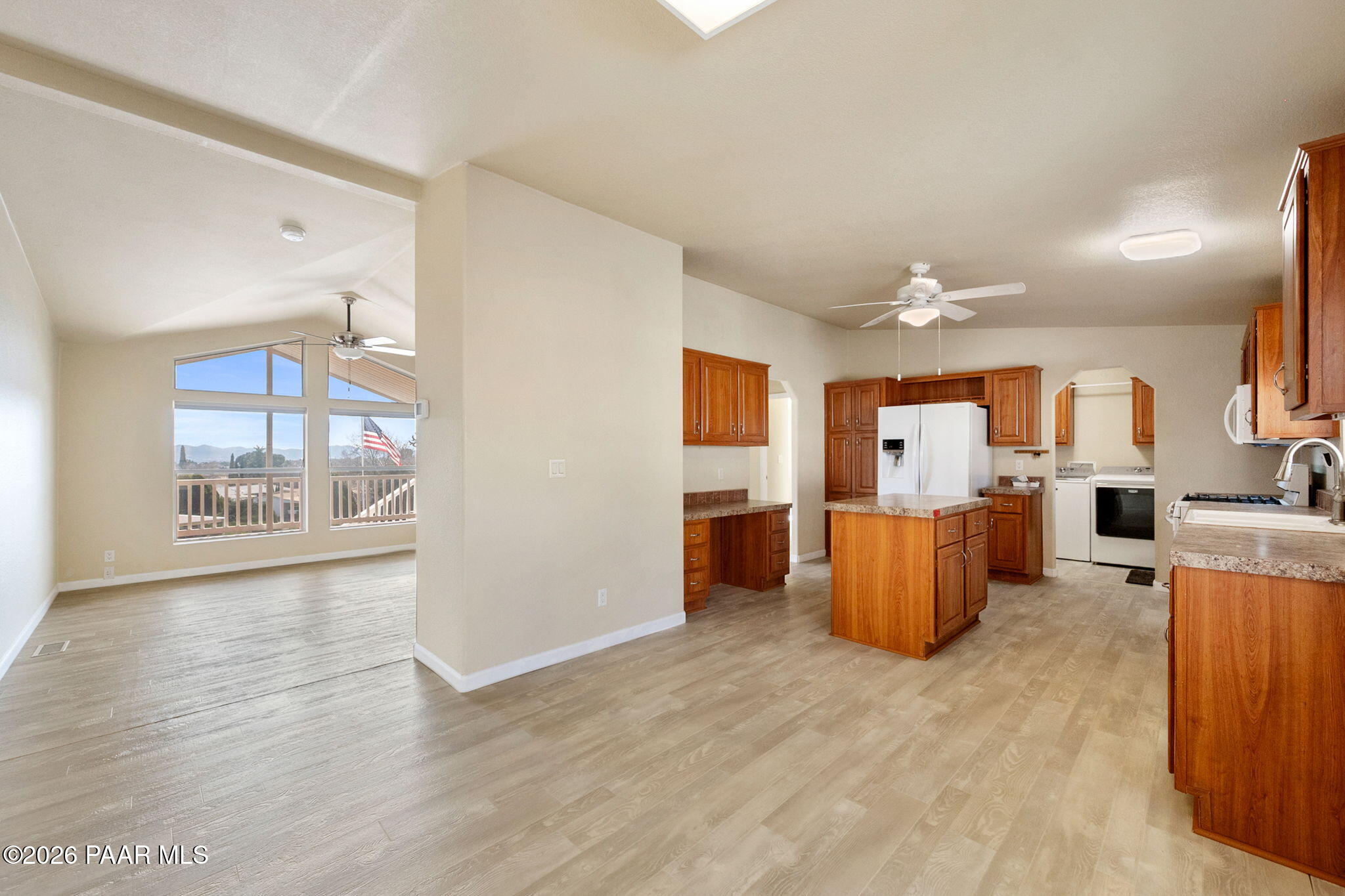 1320 Chestnut Trail Dewey, AZ 86327 - Photo 18 of 32 a view of kitchen with furniture and wooden floor