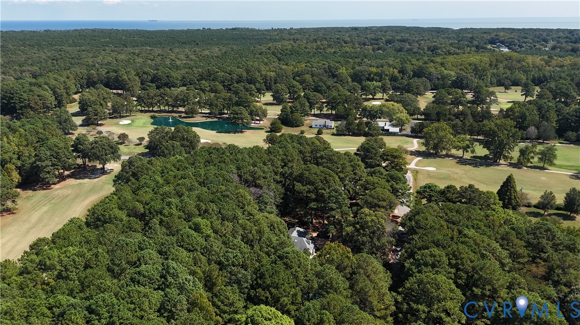 11-12 Comanchee Road Kilmarnock, VA 22482 - Photo 8 of 9 Expansive aerial showcasing a golf course environm