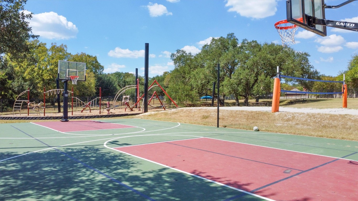 5315 La Crosse Avenue, Unit 18 Austin, TX 78739 - Photo 36 of 40 View of sport court with community basketball court and volleyball court