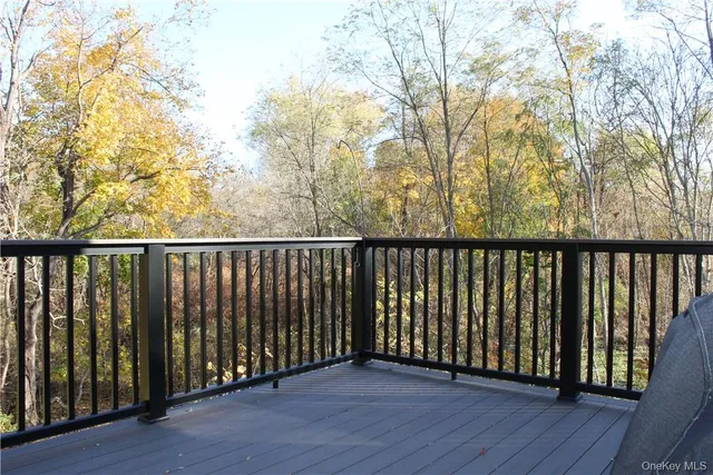 a view of a wooden fence