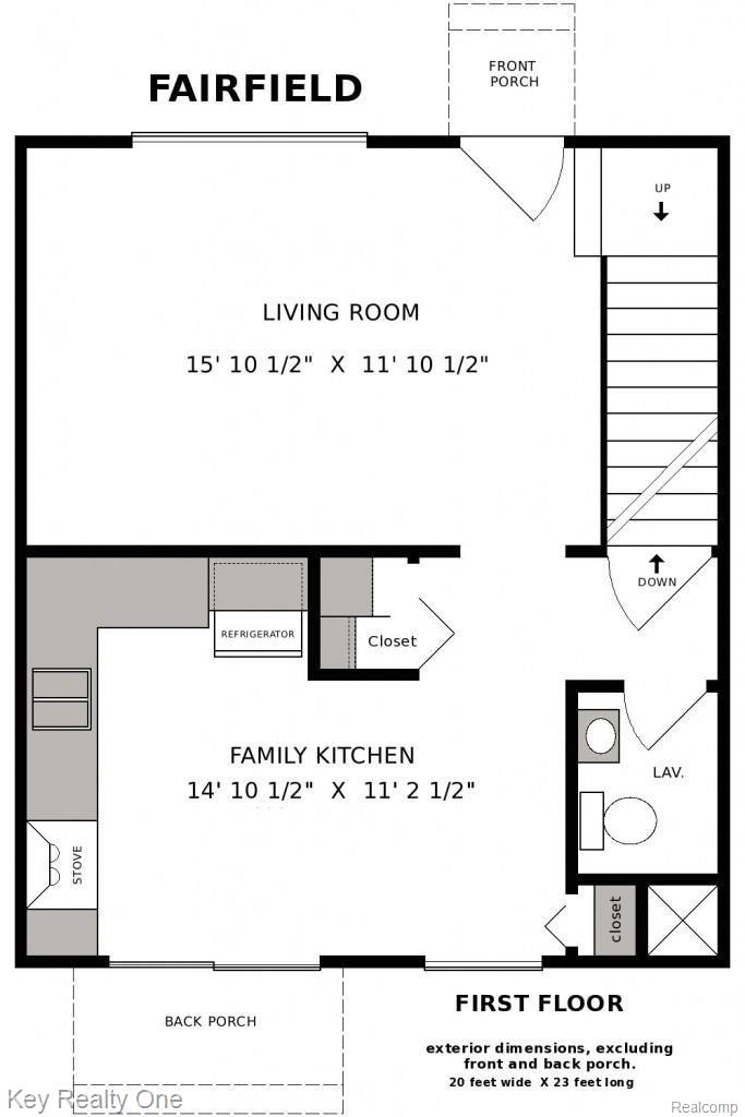 920 Little Hill Court Rochester, MI 48307 - Photo 25 of 26 Fairfield Floor Plan.jpg