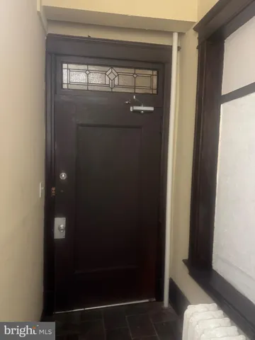 a view of an entryway