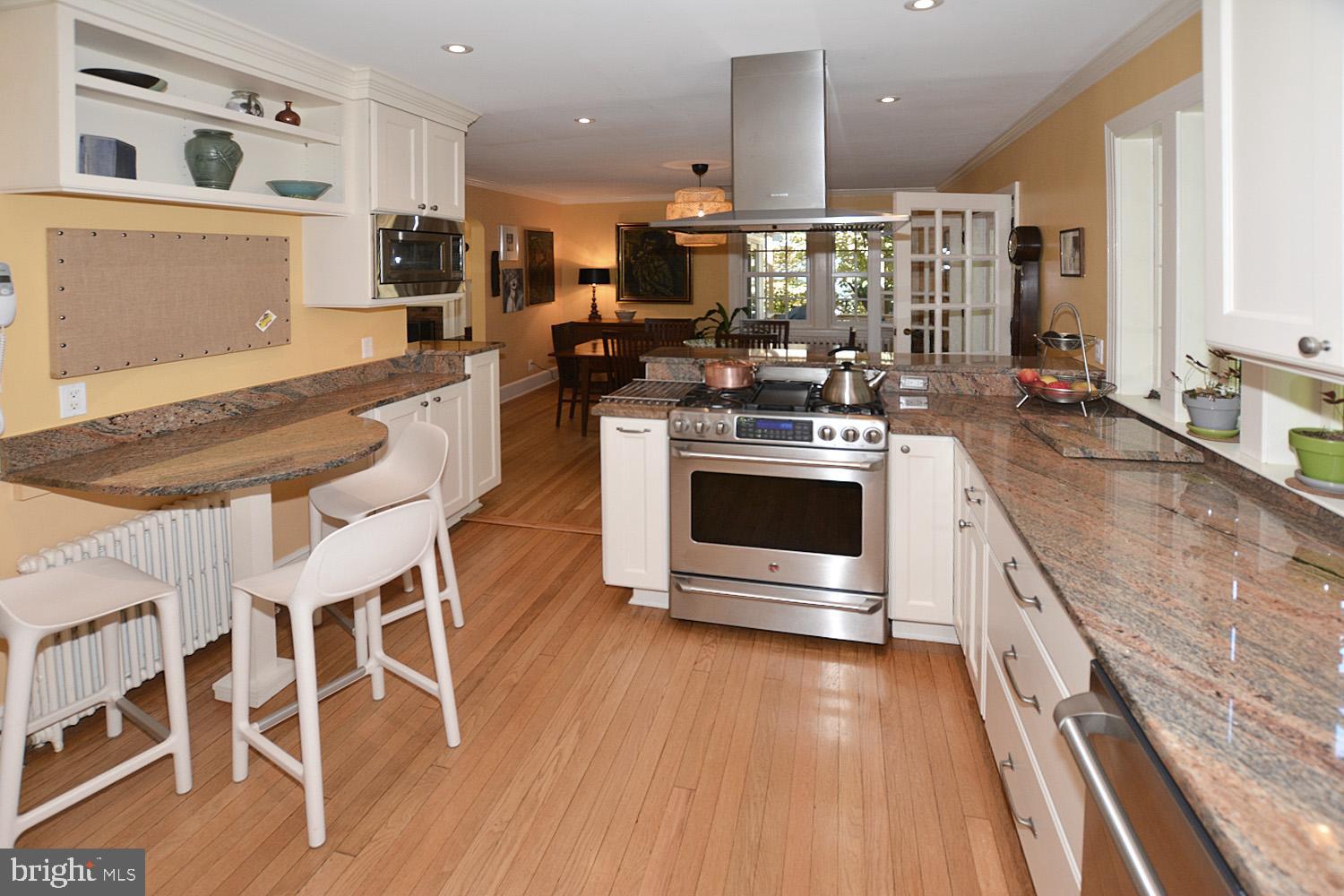 1425 Locust Road Northwest Washington, DC 20012 - Photo 12 of 37 Remodeled Kitchen with Hi-end appliances. Granite.