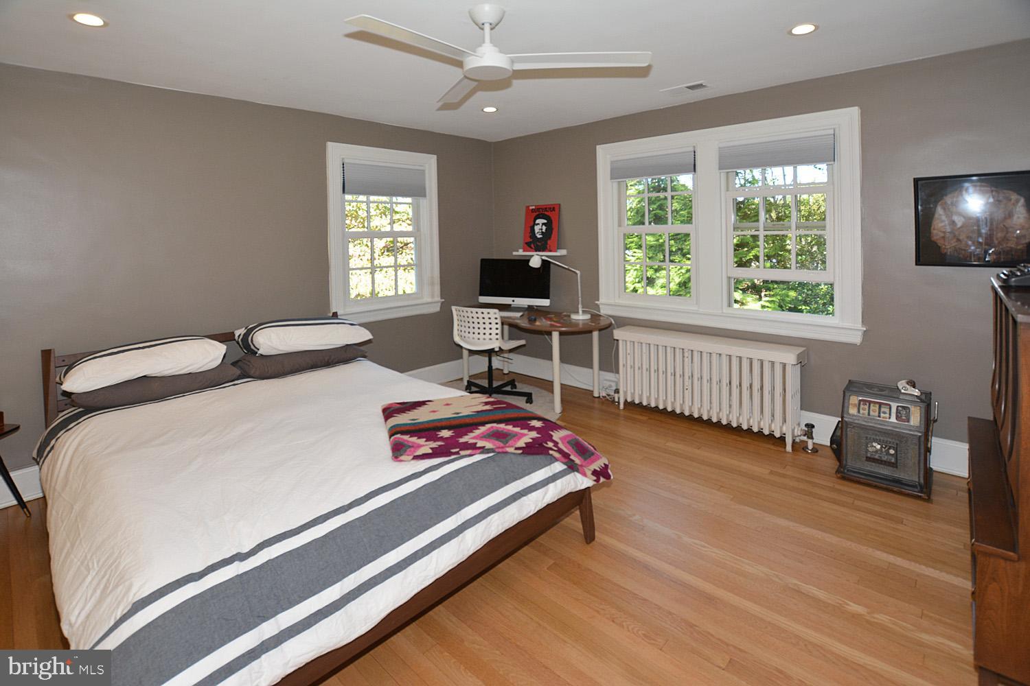 1425 Locust Road Northwest Washington, DC 20012 - Photo 25 of 37 Third Bedroom- Hardwoods.