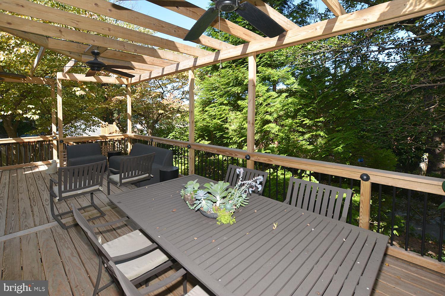 1425 Locust Road Northwest Washington, DC 20012 - Photo 33 of 37 Splendid Wrap-around Deck- fabulous outdoor living