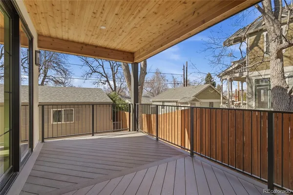 a view of a house with a balcony