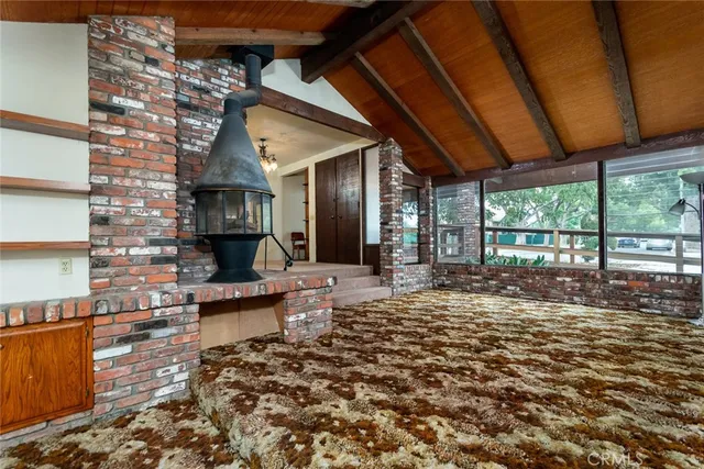 a living room filled with furniture