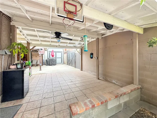 a view of parking garage