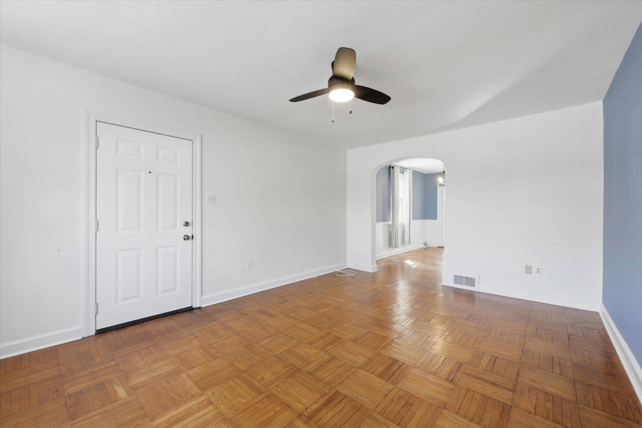 615 Michell Street Ridley Park, PA 19078 - Photo 3 of 25 a view of an empty room with chandelier fan