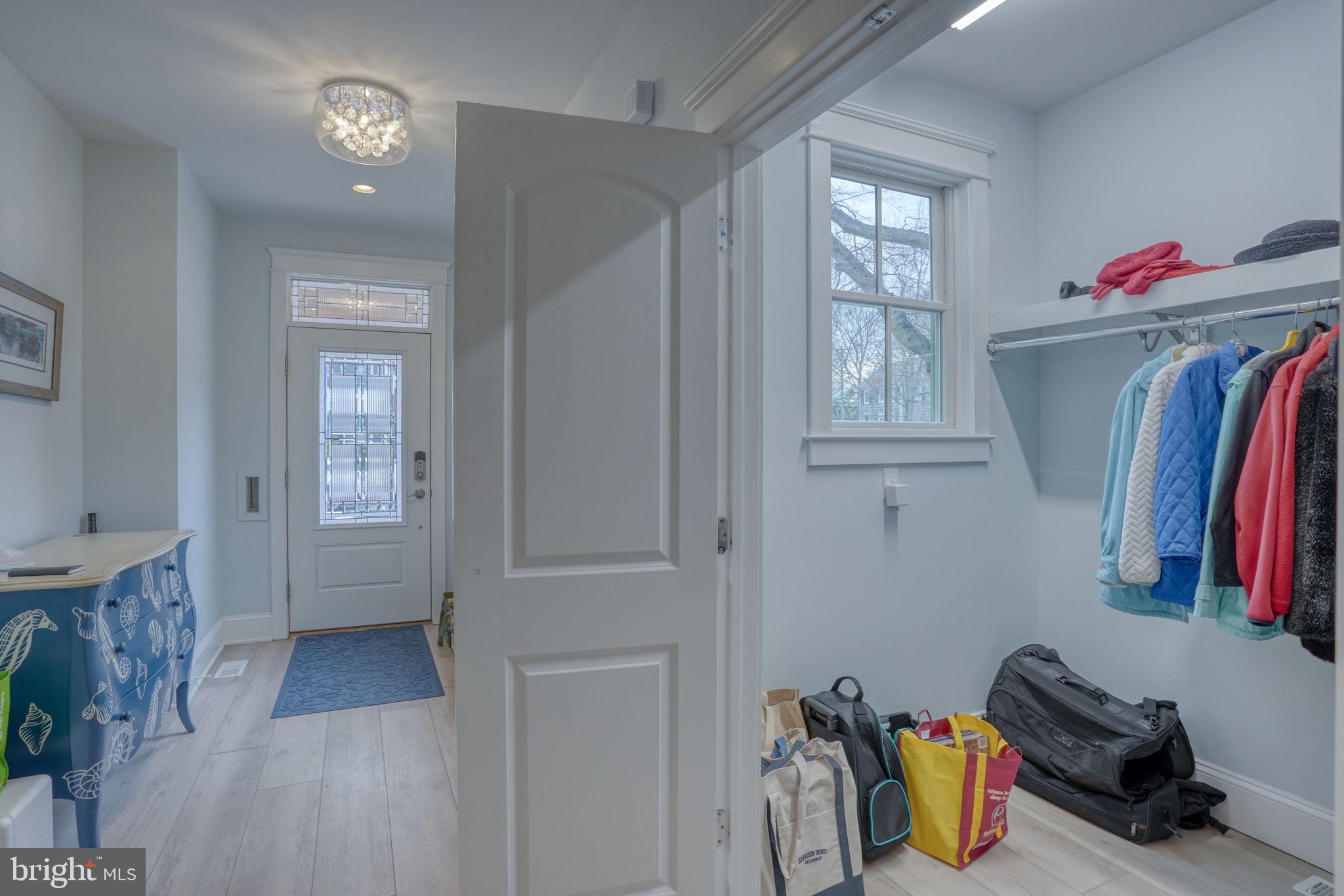 237 2nd Street Lewes, DE 19958 - Photo 7 of 52 1st Floor coat closet-entry hall.