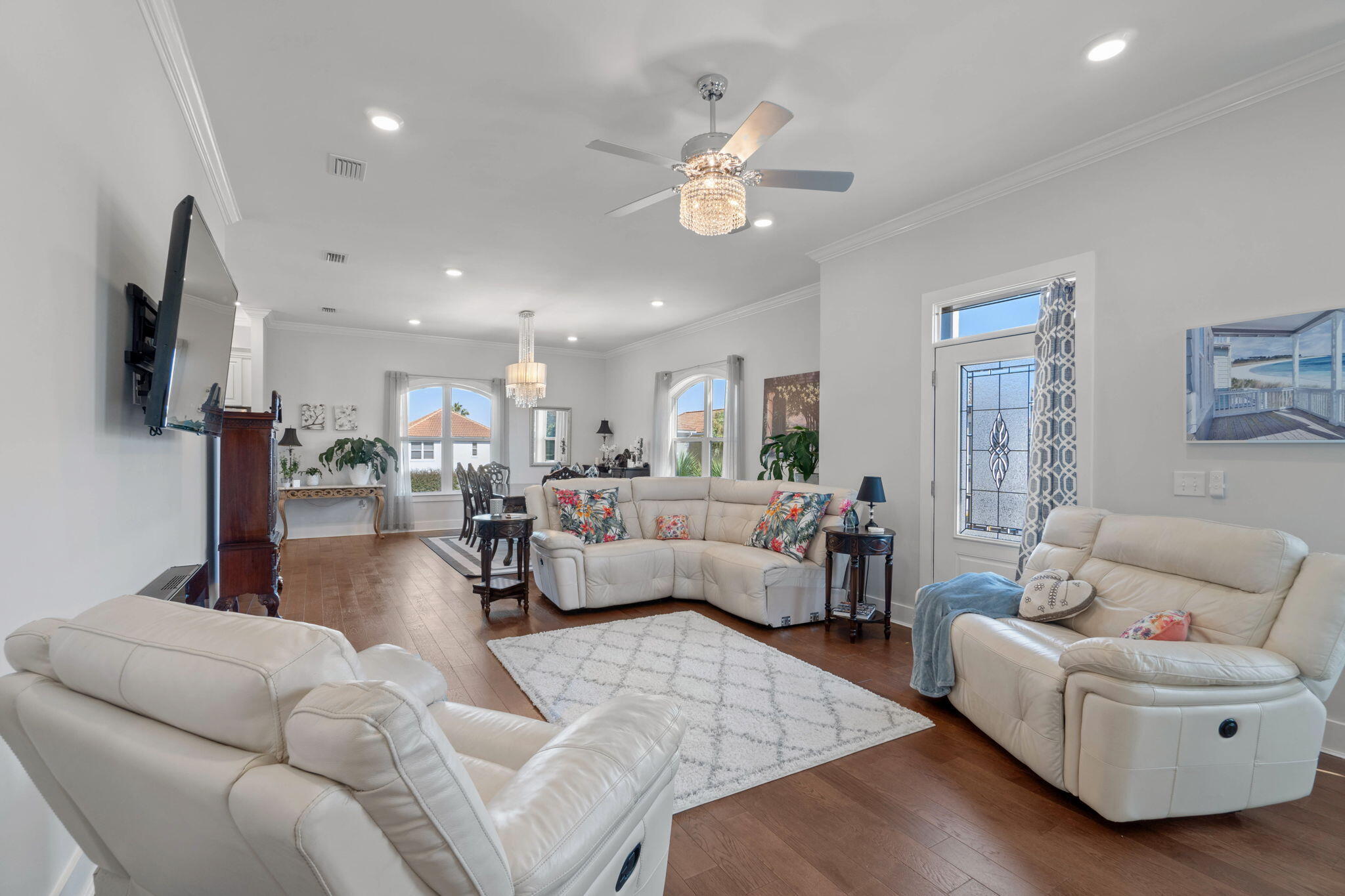 234 Inverrary Drive Destin, FL 32541 - Photo 10 of 53 a living room with furniture and a flat screen tv