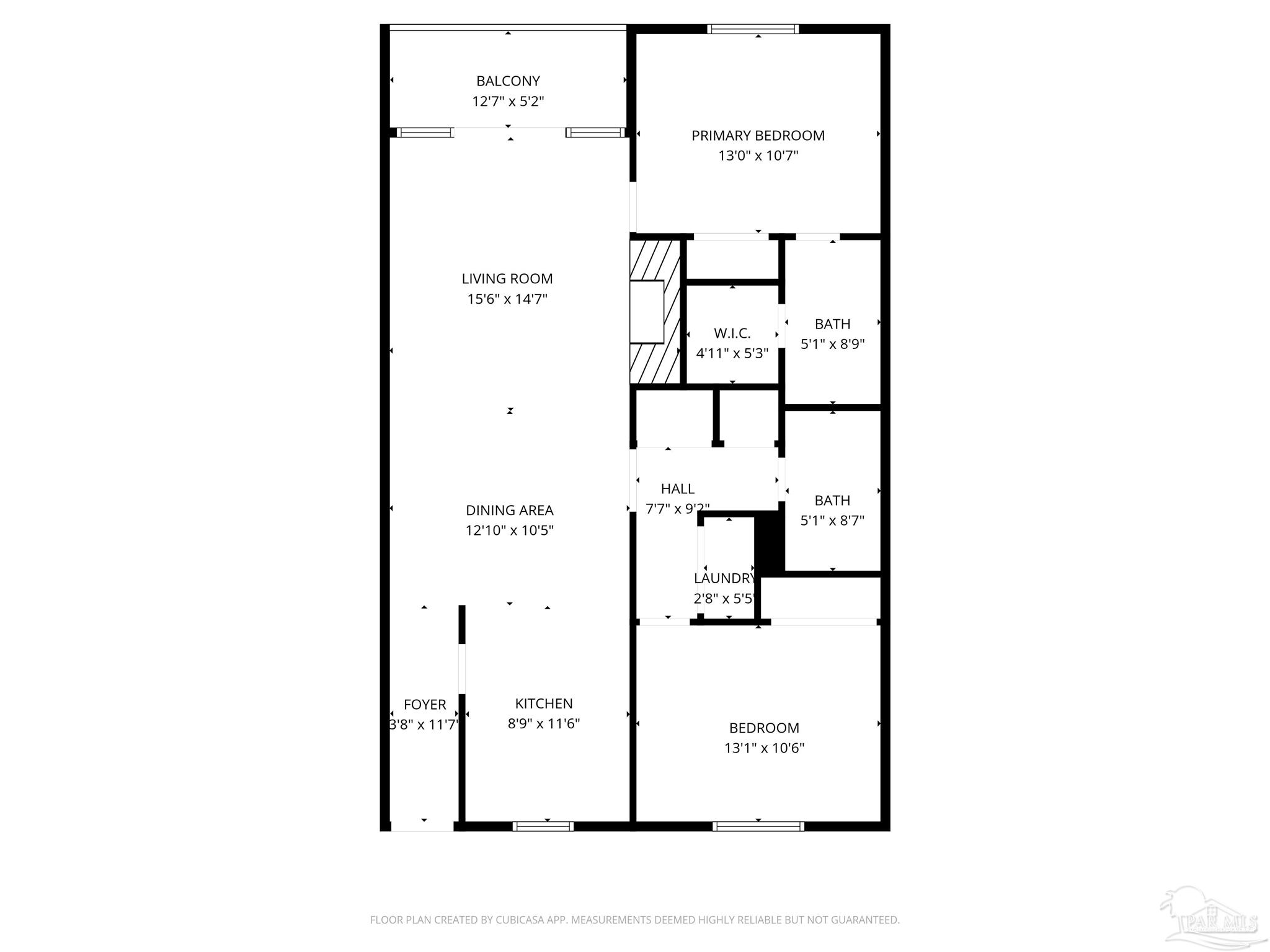 14100 River Road, Unit 228B Pensacola, FL 32507 - Photo 31 of 41 a picture of a floor plan