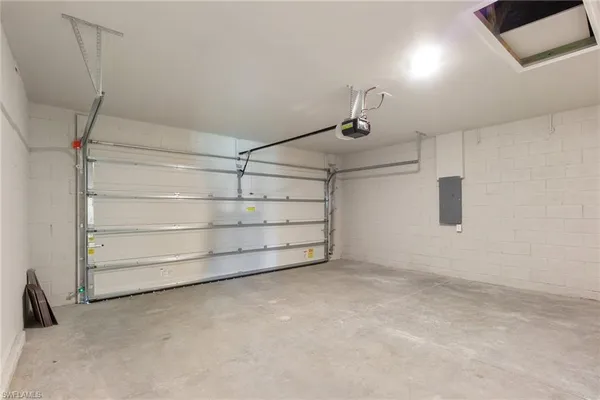 a view of an empty storage