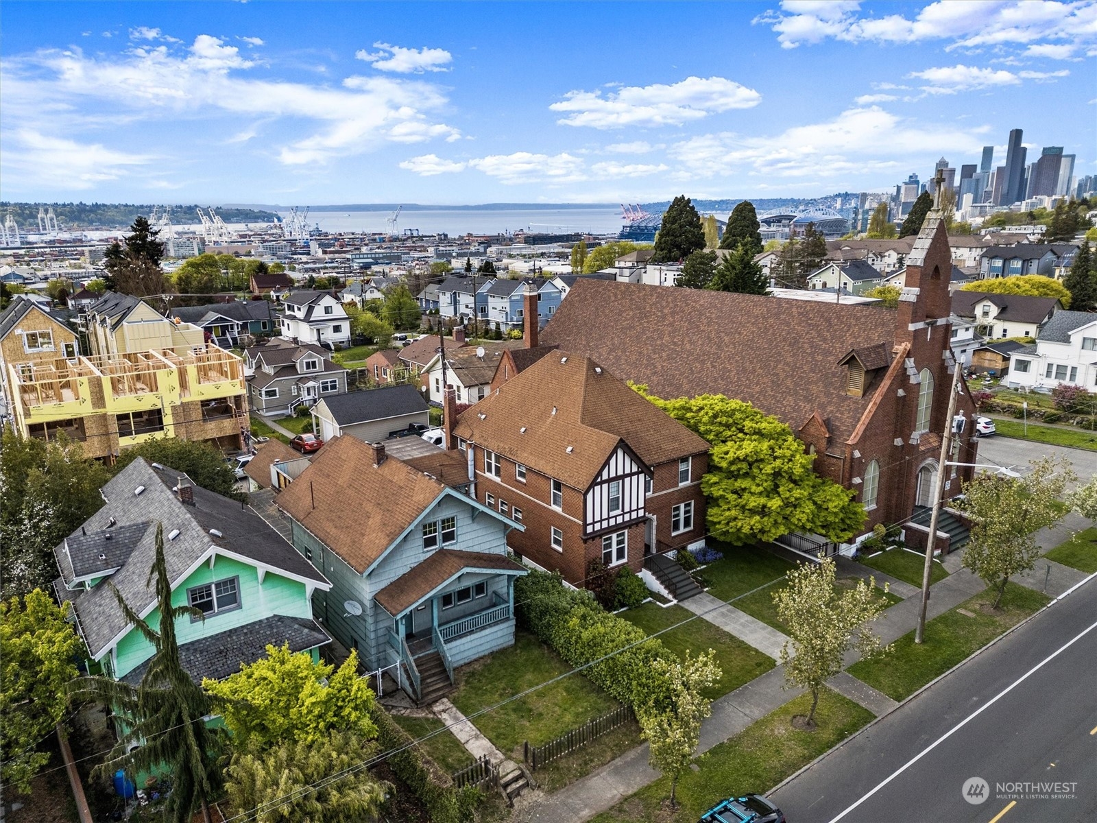 2813 15th Avenue South Seattle, WA 98144 - Photo 2 of 32 an aerial view of multiple house
