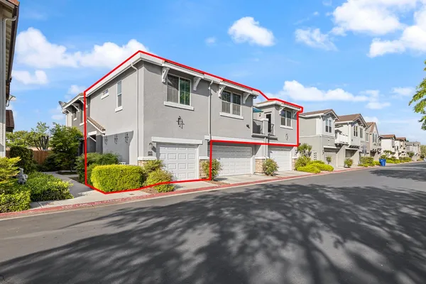 a view of a house with a swimming pool