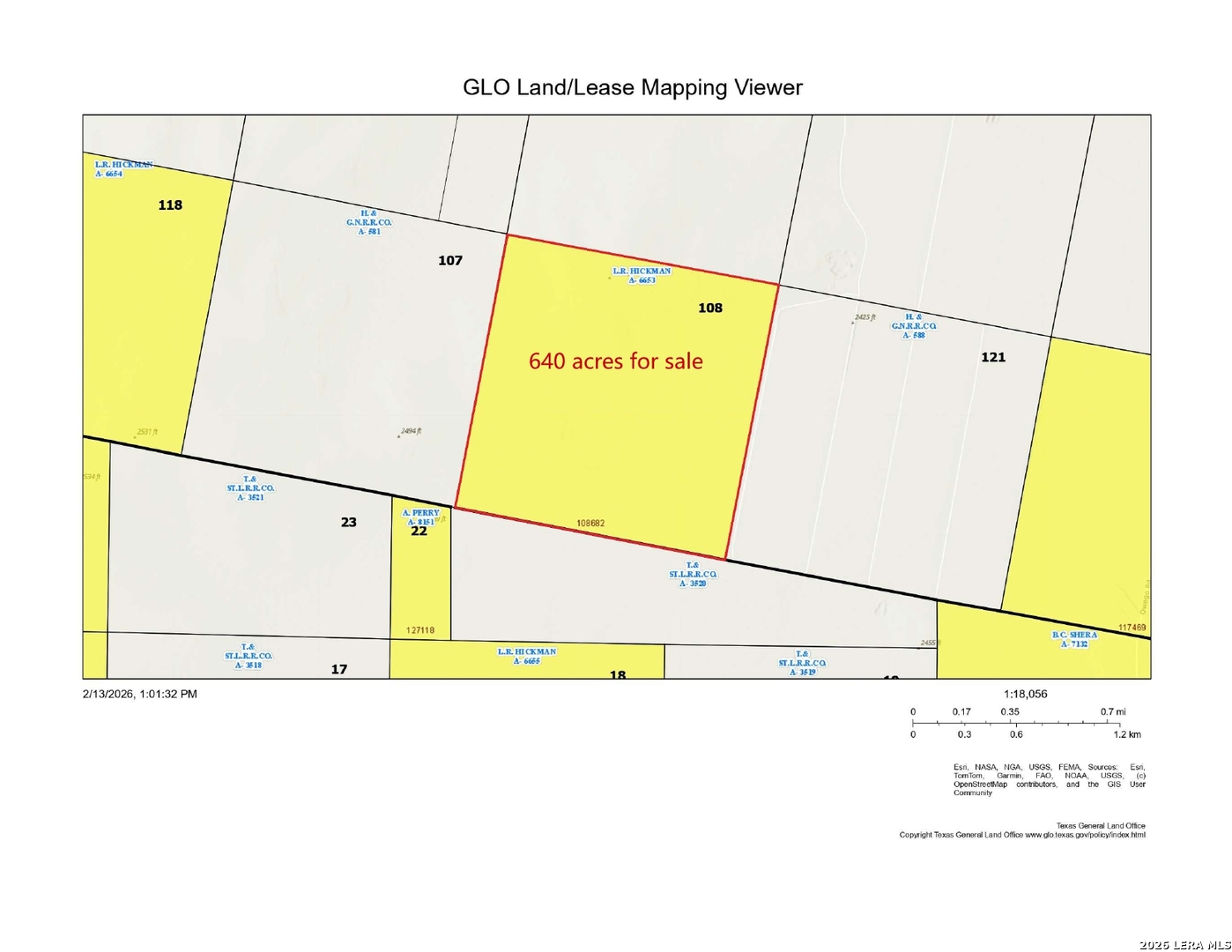 640 Acres /- Owego Road Girvin, TX 79740 - Photo 4 of 9 a picture of a street with a on deck