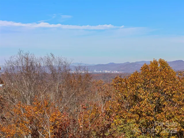 a view of an lake and mountain
