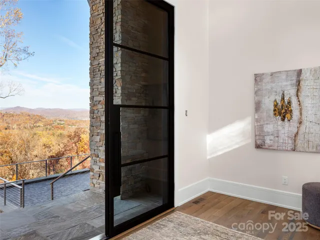 a view of a living room with a rug