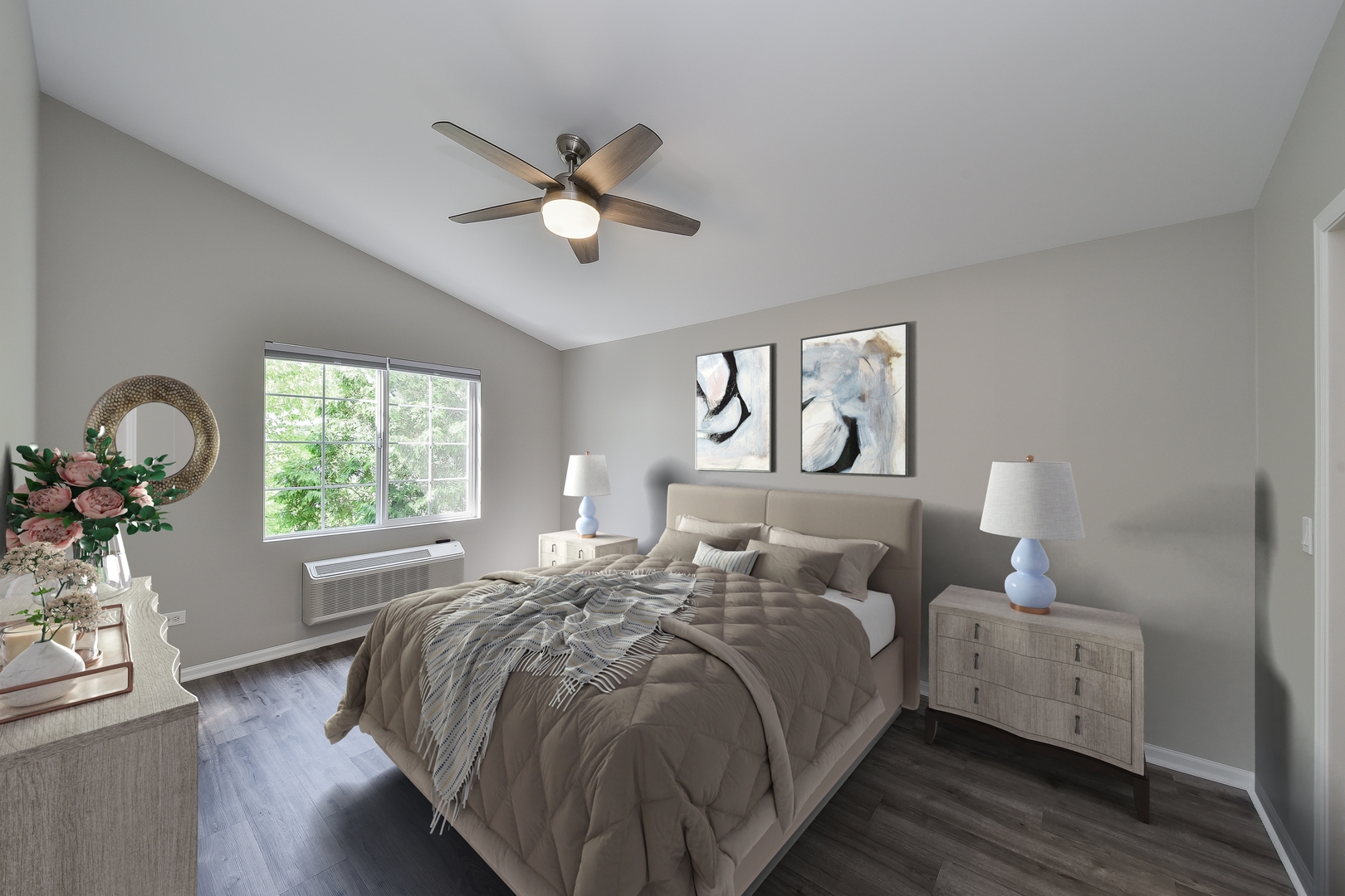 1556 McClure Road, Unit 1556 Aurora, IL 60505 - Photo 11 of 17 a bedroom with a bed and a window