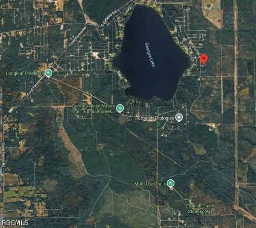 a aerial view of a house