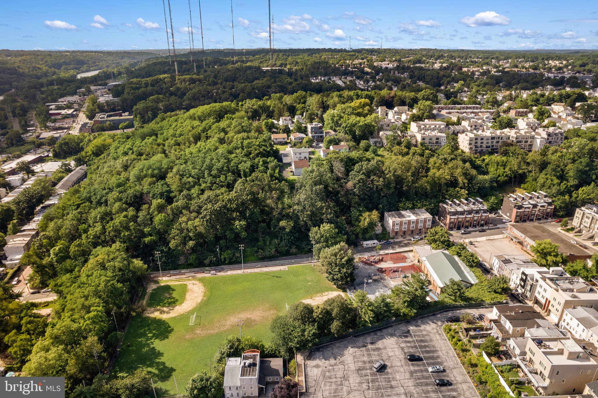 4751 Fowler Street Philadelphia, PA 19127 - Photo 26 of 26 an aerial view of a house with a garden