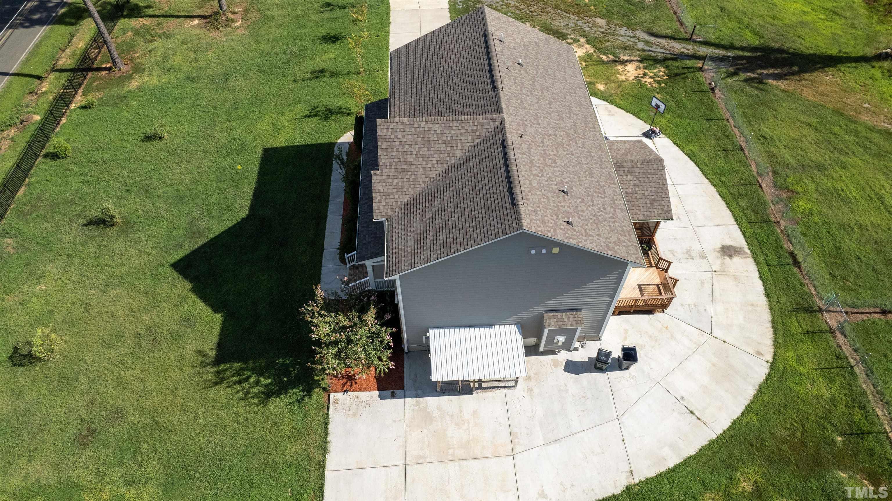 1214 Raleigh Street Oxford, NC 27565 - Photo 32 of 40 an aerial view of a house with a yard