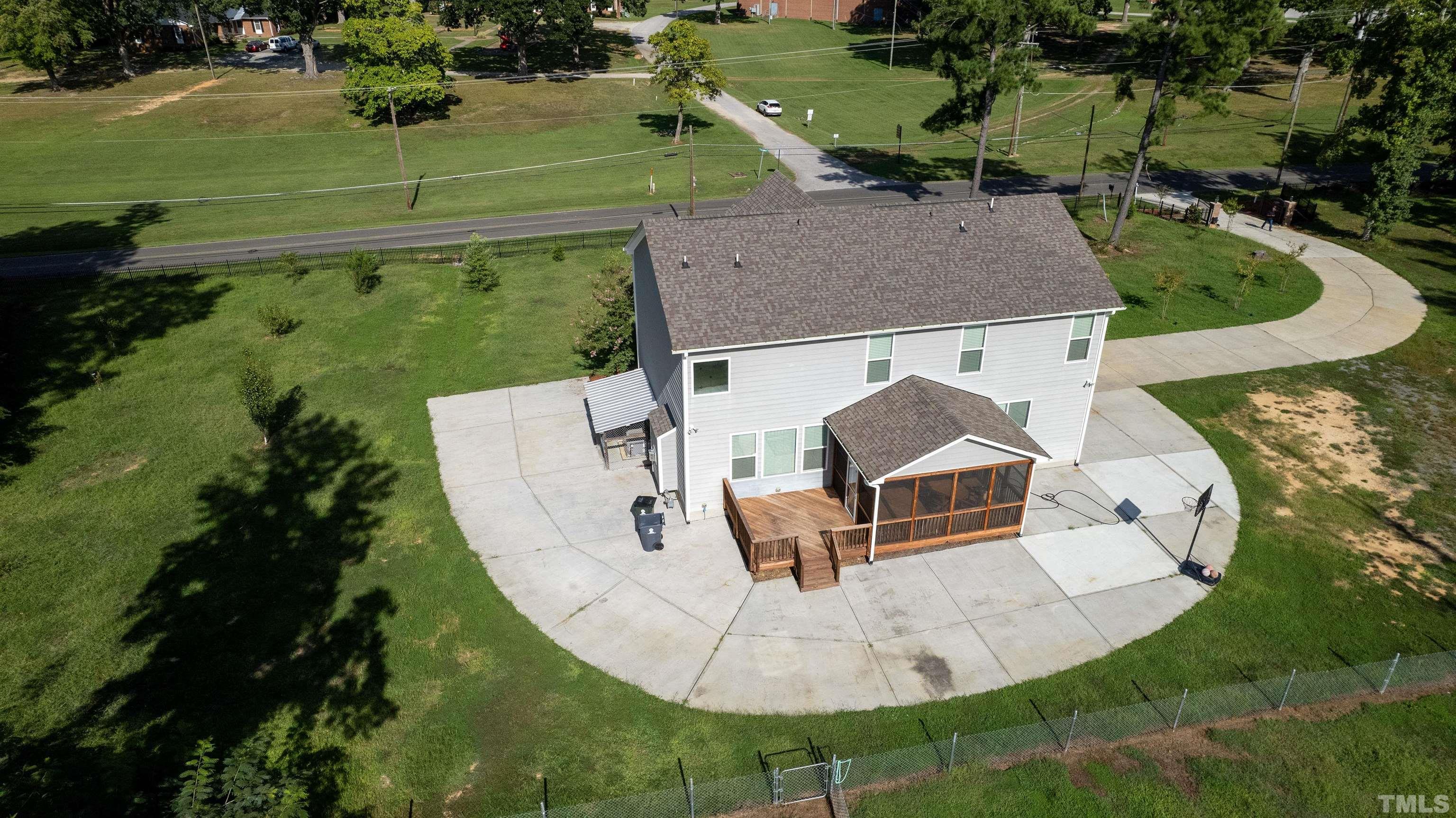 1214 Raleigh Street Oxford, NC 27565 - Photo 33 of 40 an aerial view of a house with a yard