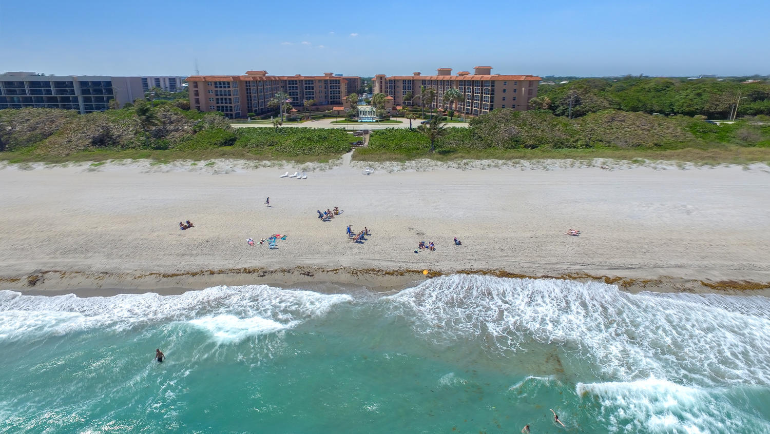2871 North Ocean Boulevard, Unit C205 Boca Raton, FL 33431 - Photo 30 of 97 a view of a lake with beach and city view